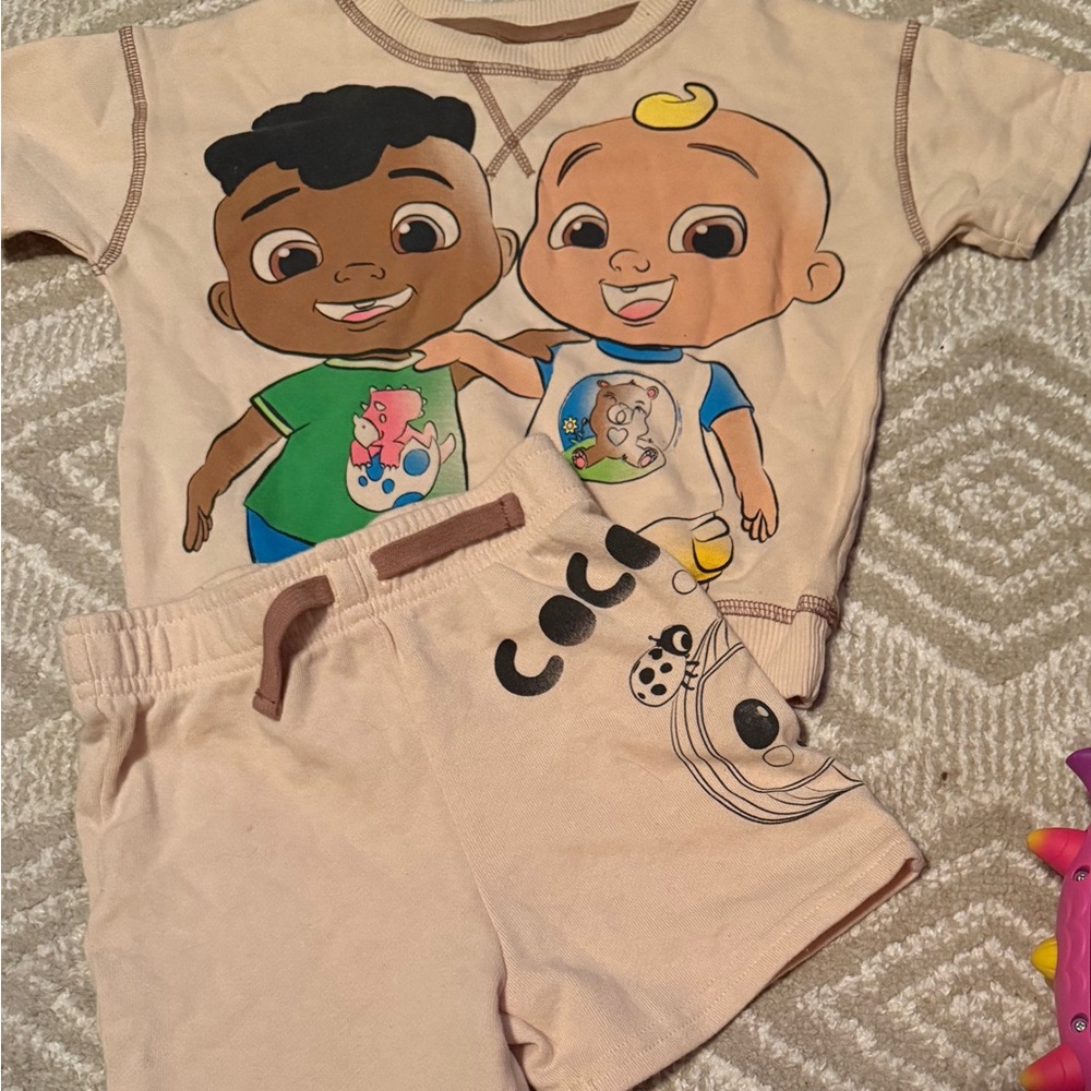 3T Boys Cocomelon Shorts Set